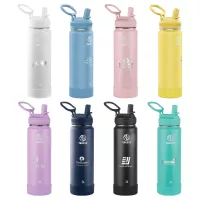 Takeya® 24 oz. Water Bottle with Actives Straw Lid™, Laser, Premium