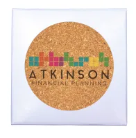 Deluxe Cork Coaster, Pack of 4, Full Color Digital