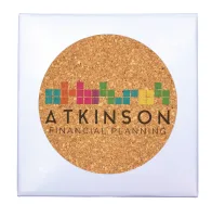 Deluxe Cork Coaster, Pack of 4, Full Color Digital