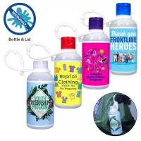 3 Oz. Full Color Digital Gel Sanitizer w/Lanyard