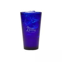 17 oz. Cobalt Pint Glass - USA, Laser, Standard