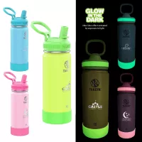 Takeya 18oz. Actives Glow in the Dark Bottle, Laser Standard