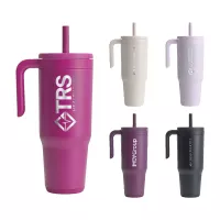 Reduce® 40 oz. Chiller Travel Mug, Laser - Premium