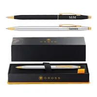 Cross® Classic Century Ballpoint Pen with 23kt Gold Plated Appointments, Full Color Digital