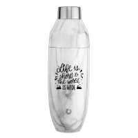 Snowfox® 24 Oz. Marble Cocktail Shaker