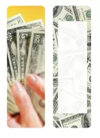 Financial Stock Full Color Digital Printed Bookmark
