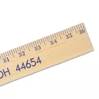 Extra Strength Clear Lacquer Finish Yardstick
