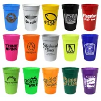 17 Oz. Smooth Stadium Cup (Spot Color)