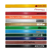 Enamel Finish Carpenter Pencil w/Medium Lead