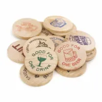 Wooden Nickel (Spot Color)