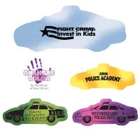 Mood Police Car Die Cut Erasers