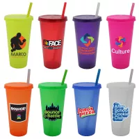 26 oz. Tumbler with Lid and Straw, Full Color Digital