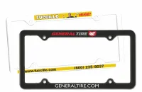 Thin Panel License Plate Frame w/ 4 Holes (Full Color Digital)
