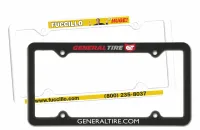 Thin Panel License Plate Frame w/ 4 Holes (Full Color Digital)