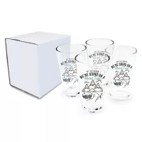 16 Oz. Full Color Digital Pint Glass - Gift Set of 4