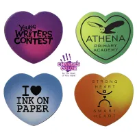 Mood Heart Die Cut Erasers