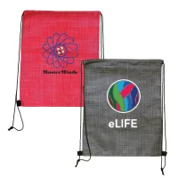 Criss Cross NW Drawstring Backpack (Full Color Digital)