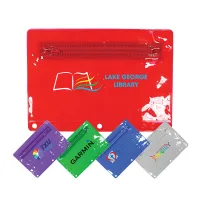 Premium Transparent Vinyl Zippered Packet (Full Color Digital)