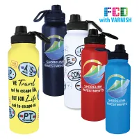 Memphis Sports Bottle w/Screw On Cap, Varnish