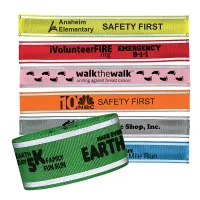 Nylon Reflective Snap Band (Spot Color)