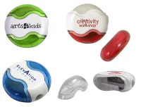 Round Pencil Sharpener Eraser Combo (Spot Color)