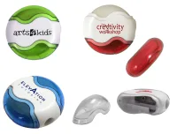 Round Pencil Sharpener Eraser Combo (Spot Color)