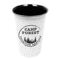 17 Oz. Speckled Enamelware Tumbler