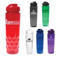 24 Oz. Poly-Saver PET Bottle (Flip Top Cap)