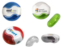 Round Pencil Sharpener Eraser Combo (Full Color Digital)