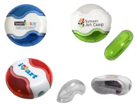 Round Pencil Sharpener Eraser Combo (Full Color Digital)