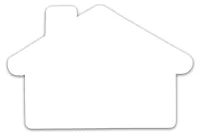 House Stock Shape Magnet (Full Color Digital)