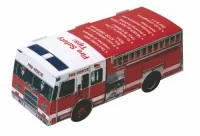 Foldable Die-Cut Fire Truck (Full Color Digital)