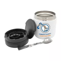 20 oz. Recycled Stainless Food Container, Full Color Digital
