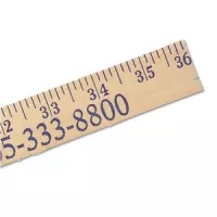 Natural Finish Heavy Duty Yardstick