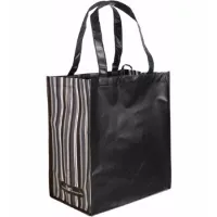 RPET Blank Striped Tote Bag