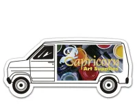 Van Stock Shape Magnet (Full Color Digital)