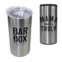 12 Oz. Stainless Slim Tumbler/Can Cooler