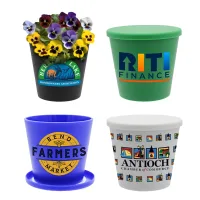 Recycled Promo Pot, Full Color Digital