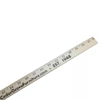 Clear Lacquer Finish Heavy Duty Yardstick