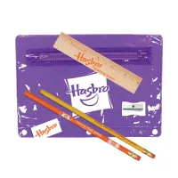 Premium Transparent School Kit with Eraser