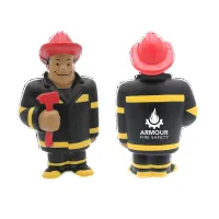 Fire Chief Eye Poppin' Pal Stress Reliever (Spot Color)