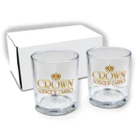 11 oz. Rocks Glass, USA - Gift Set of 2, Full Color