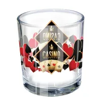 11 oz. Rocks Glass - USA, Mirror Printing