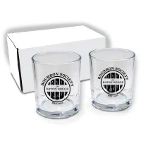11 oz. Rocks Glass, USA - Gift Set of 2