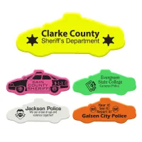 Police Car Die Cut Eraser