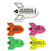 Rocket Ship Die Cut Eraser