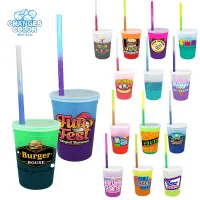 Mood™ 12 oz. Stadium Cup/Straw/Lid Set, Full Color Digital