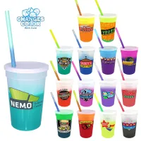 Mood™ 17 oz. Stadium Cup/Straw/Lid Set, Full Color Digital