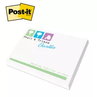Custom Printed Post-it® Notes (3"x4") 50 Sheets/ 4 Color