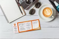 Custom Printed Post-it® Notes (8"x2 7/8") 50 Sheets/ 4 Color